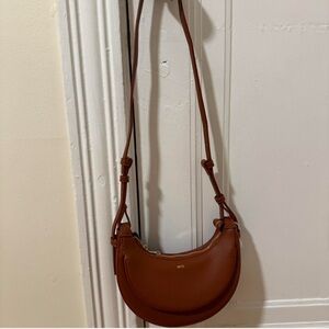 Brown Leather Crossbody Bag